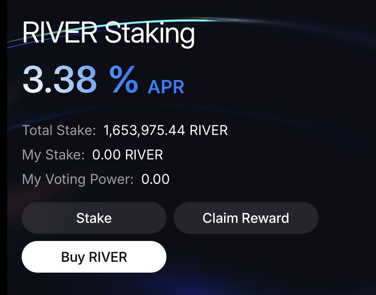 Prettyuc26's tweet photo. $RIVER staking isn’t just about earning yield… it’s about positioning. 🌊
When you stake via @River4fun, you’re not just locking tokens — you’re signaling long-term conviction in @RiverdotInc.
Here’s what comes with that 👇🏾

⚖️ Real governance power https://t.co/weoY3QP6Jr