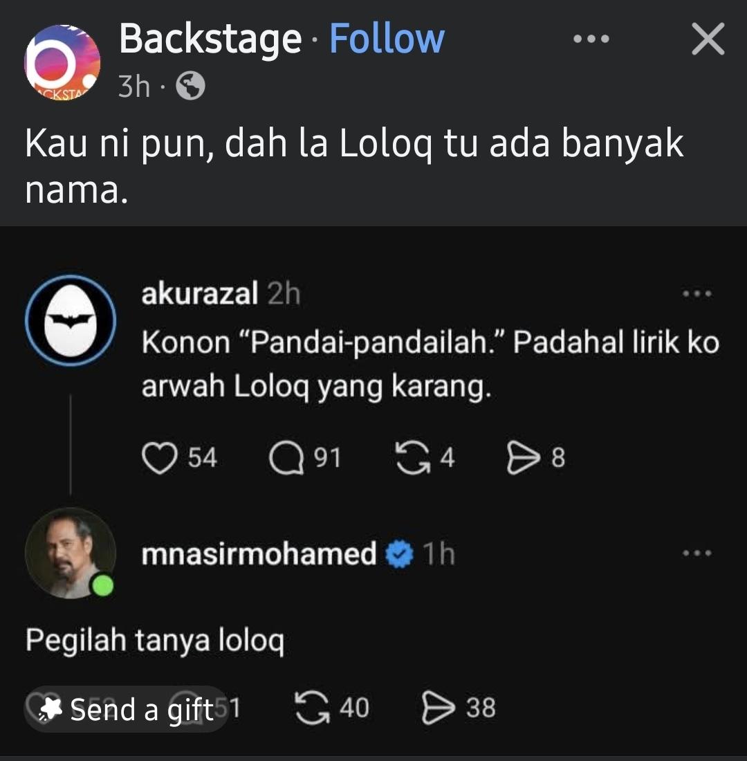 M5Zoul's tweet photo. @akurazal aok buat hal apa sampai ajak m nasir komen ni.. https://t.co/4d1E01lnMA
