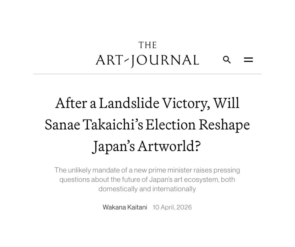 volocitee's tweet photo. 創刊75年を超える英老舗アート誌『ArtReview』が手がける最新メディア@artjournaldailyにて、貝谷若菜氏による日本の政治動向と文化政策に関する考察記事が公開。本件に関し弊社@ryuta_aoki_はメールインタビューに応じ、コメントも一部引用いただいています。 https://t.co/OHkrz9pj00