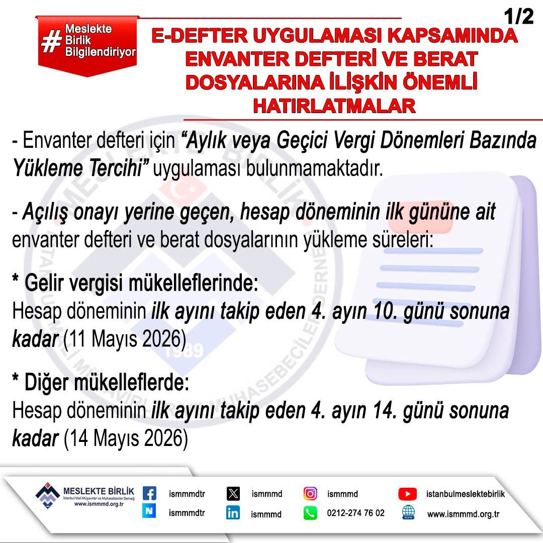 İstanbul Meslekte Birlik tweet media