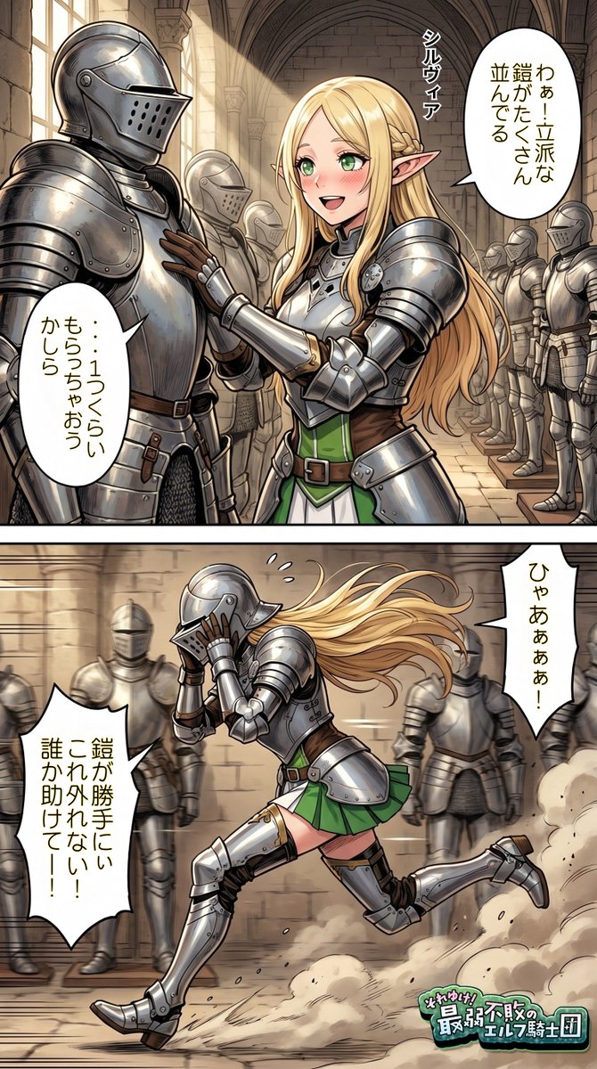 それゆけ!最弱不敗のエルフ騎士団 tweet media