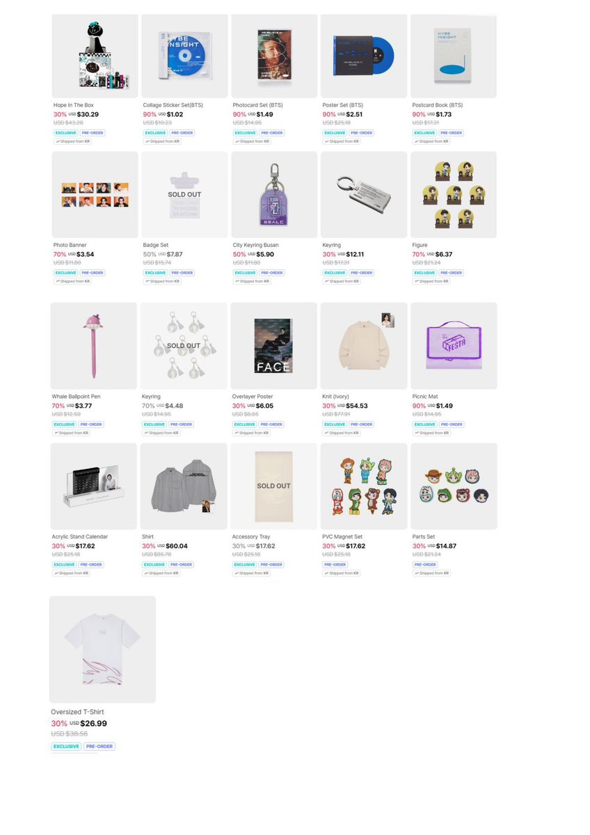 rvkooks's tweet photo. [HELP RT] #BTS MY GO 🇲🇾

#WEVERSE BIRTHDAY SALE 

Can dm me to buy, some items already sold out. 

Need 2nd payment
- International shipping + local postage

#pasarbts #pasarbtsmy #myARMYjual @BTSMarketMY https://t.co/eFQdCx7spX