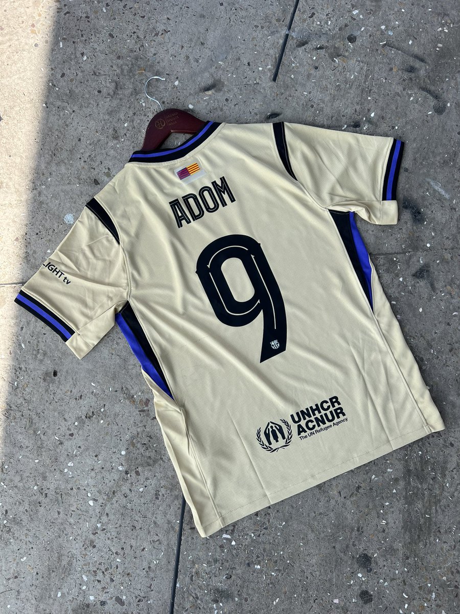 Hazardjersey10's tweet photo. Customized Barcelona Away Kit For 2025/26 Season 
Available In All Sizes 

📦🛍️200gh

Kindly Call Or WhatsApp +233248662952 https://t.co/gQsgzlLmfo