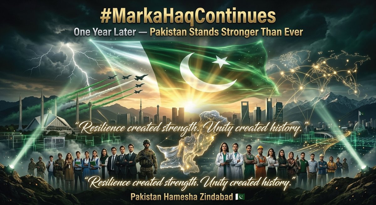 Dr_Ina_ya's tweet photo. یہ صرف ایک ہیش ٹیگ نہیں، ایک عزم ہے۔
وہ عزم جو ہر مشکل کے باوجود حق کا پرچم بلند رکھتا ہے۔
#MarkaHaqContinues https://t.co/dd8fjPNRDK