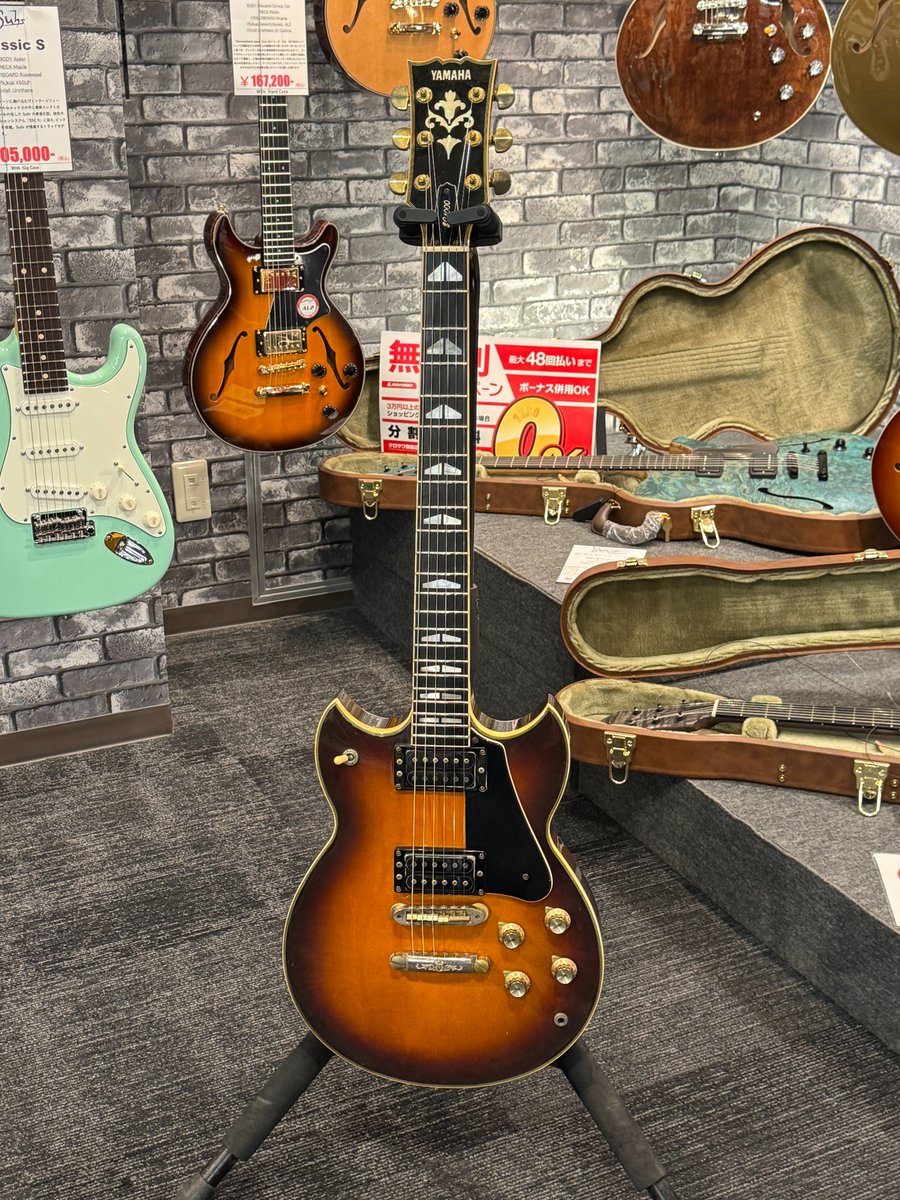YAMAHA SG1000 Brown Sunburst 1982年製をご委託でお預かりさせて