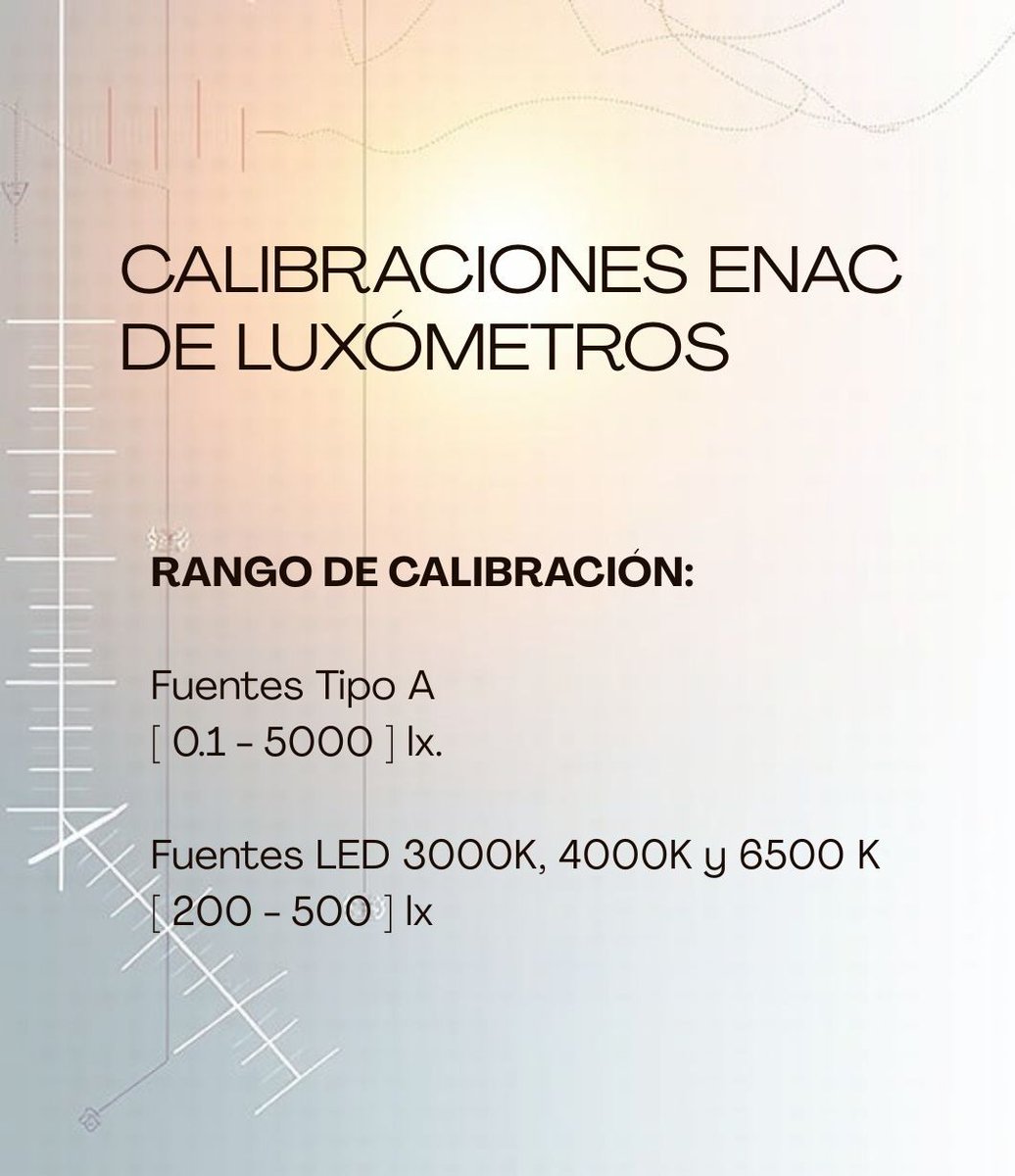 Candeltec's tweet photo. En #candeltec ofrecemos servicio de calibraciones ENAC de luxómetros. Consulta en nuestra web nuestro alcance. https://t.co/oMF54TChRF https://t.co/0Qdt256YNY