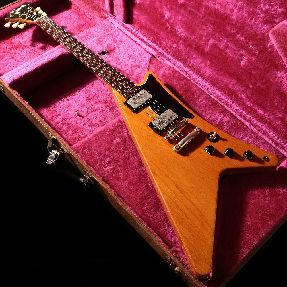 ヴィンテージ　クアーズ　大きいギター看板 Vintage】#Gibson/ 1982 Moderne Heritage Korina 1980年代初頭に製造