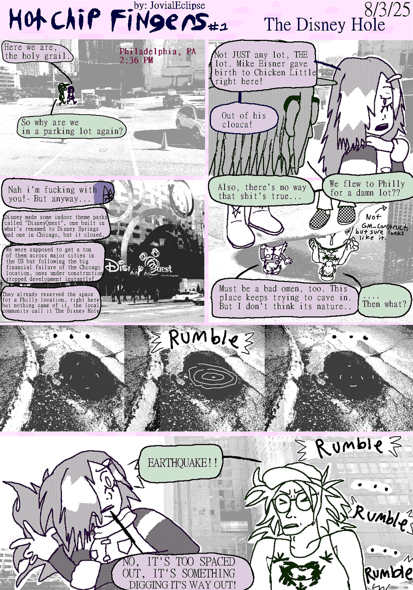 JovialEclipse's tweet photo. Happy #webcomicday! What if move-in day changed the course of your life forever?

Hot Chip Fingers
A story of an introverted trans girl that moves into the midwest! With new friend, Spencer, they uncover fantasy worlds in the bedroom community of Tokeymor

https://t.co/eo4XwWD1Jq https://t.co/BlJWaaPOUm