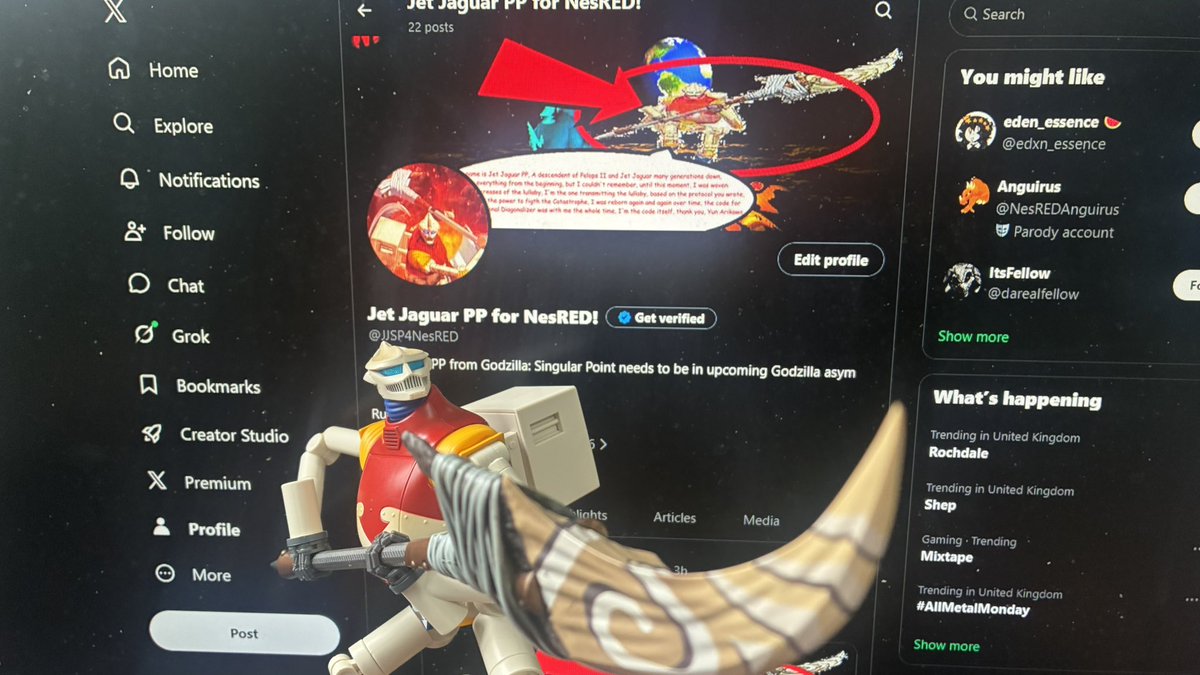 Jet Jaguar PP for NesRED! tweet media