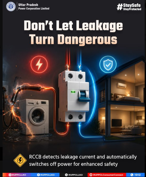 pvvnl_rampur's tweet photo. #ElectricalSafety #RCCB
#SafetyMatters
मानसून के दौरान पानी और बिजली का मेल खतरनाक हो सकता है। RCCB लगवाने से घर और कार्यस्थलों पर बिजली के रिसाव से होने वाली दुर्घटनाओं से तुरंत सुरक्षा सुनिश्चित करने में मदद मिलती है।
@UPPCLLKO
@PVVNLHQ
@aksharmaBharat
@ChairmanUppcl
@mduppcl https://t.co/9PuFKbinSS