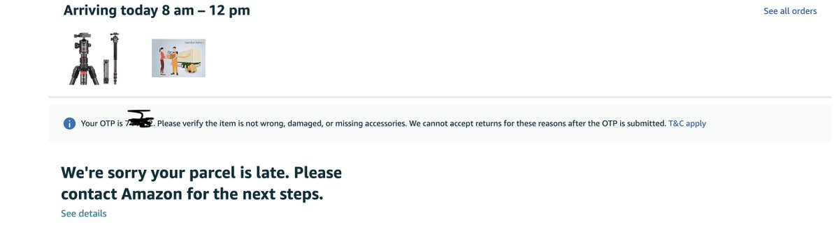 nitinchandra's tweet photo. Hey @amazonIN where did the customer support chat and callback vanish? My order says contact Amazon, but there is no option or way of contacting Amazon anywhere. What's going on? Is Amazon India planning to shut down? How can any such site survive without customer support? https://t.co/xk7aZSb9EE