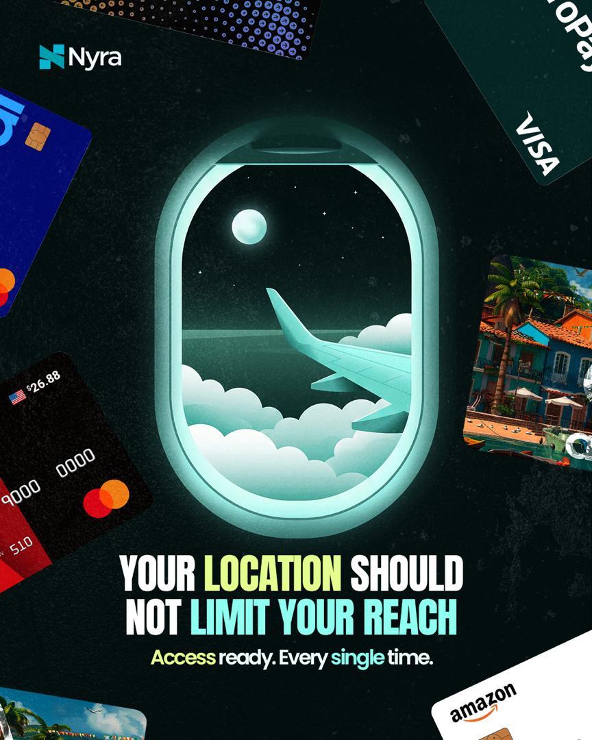 nyraaccess's tweet photo. Access shouldn’t depend on where you are.
When your location limits you, opportunities slip away.

Your payments, subscriptions, and access should work globally.

Stay connected everywhere.
https://t.co/czXfoRoZ4V https://t.co/dAXVd7OTcB