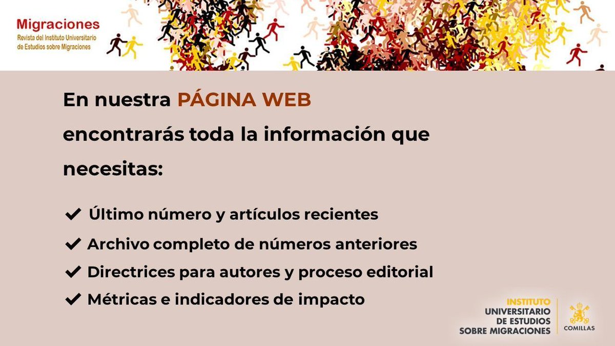 RMigraciones's tweet photo. 🌍 En la página web de la revista Migraciones encontrarás todo lo que necesitas saber sobre nuestra publicación:

📖 Accede aquí y explora la revista: https://t.co/qa31WD9oaa https://t.co/G57wYpN7MI