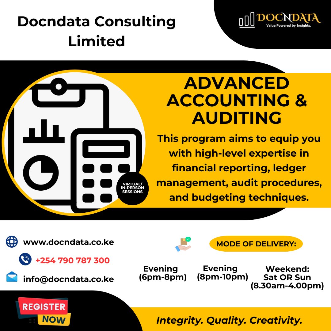 docndata's tweet photo. Level up your financial expertise with our professional courses:
https://t.co/BGWHd40WV4
https://t.co/Wpx7F0fEKL
https://t.co/tjUgLUWR8N
https://t.co/ffo64FMR7T
Call/Whatsapp: 0790 787300
.
.
.
#FinanceTraining #AccountingProfessionals #nairobikenya #docndata https://t.co/3q6kOg1Xni