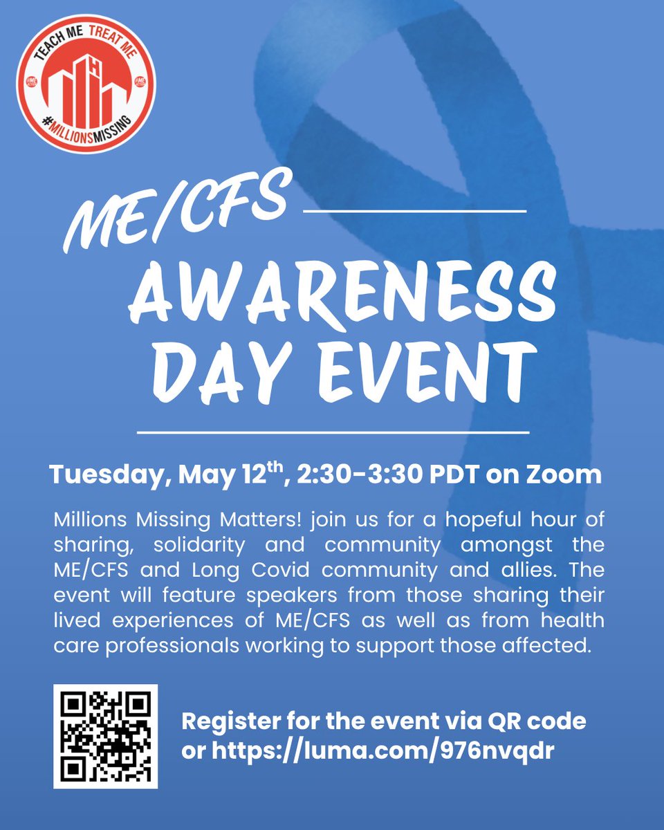 KatherynKateK's tweet photo. I'm one of the #MilllionsMissing from daily life due to #ME/CFS and #LongCovid. 
If you're also affected, Please join us. It's free to register:
https://t.co/JY8R9NBCqx
This online event will feature Dr. Arseneau (https://t.co/enBWmlZ0XJ) &amp; individuals living with ME/CFS https://t.co/ir2jejK7jT