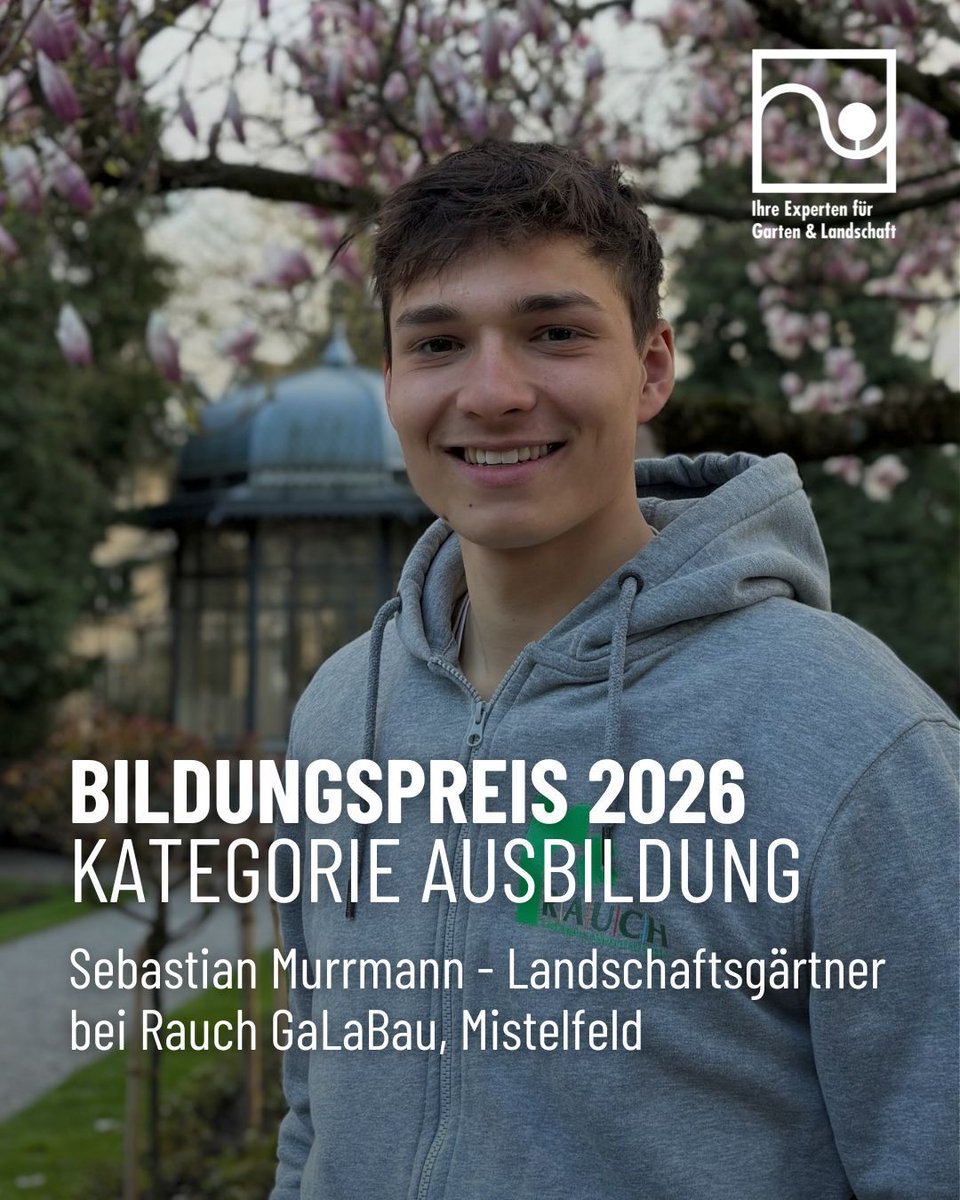 VGLBayern's tweet photo. Bundesweiter Bildungspreis für unseren oberfränkischen Landschaftsgärtner Sebastian Murrmann!
Weiter Infos hier 👉 https://t.co/92LBIgm82V https://t.co/GNwT8te855