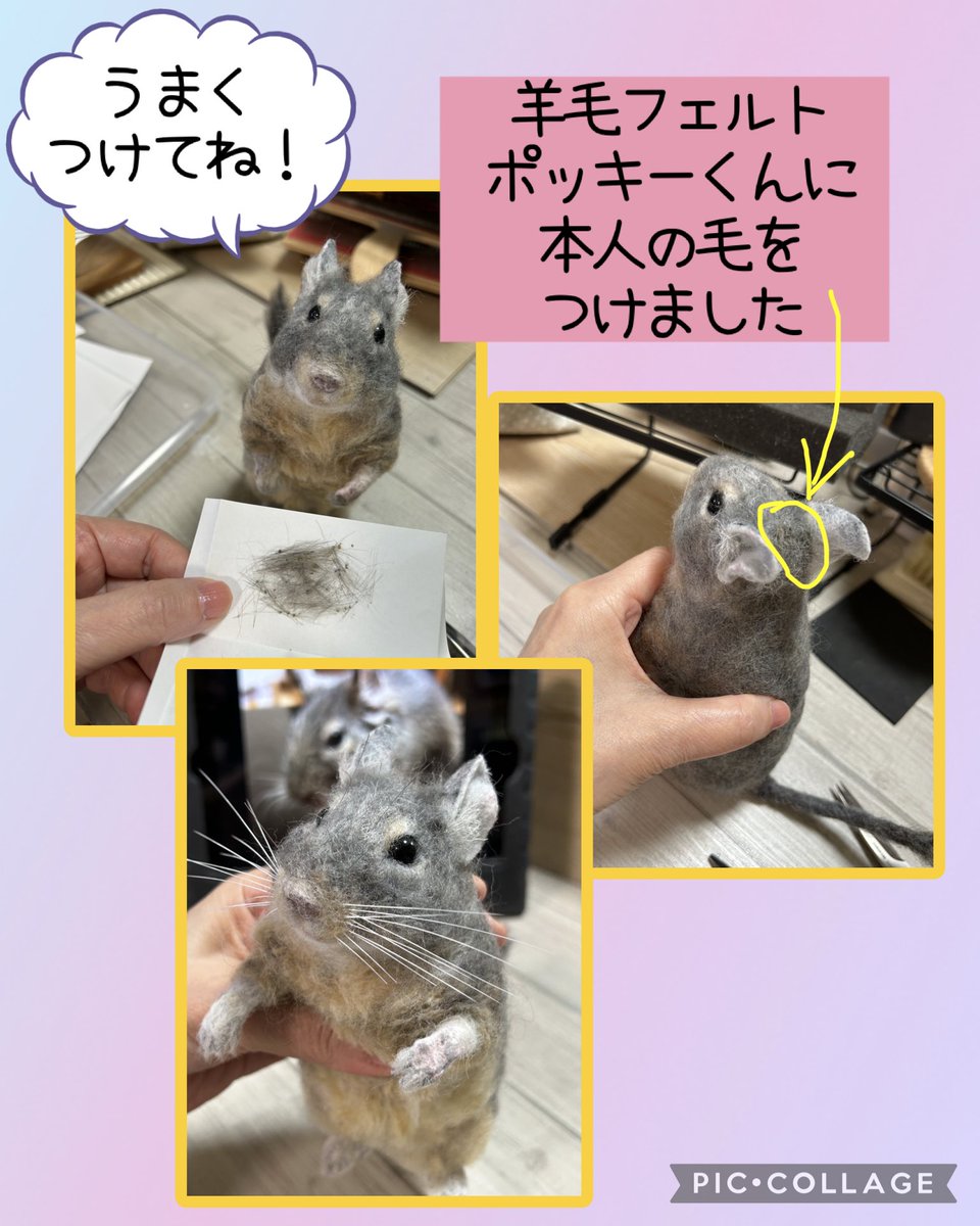 林かおるオーダー羊毛フェルト tweet media