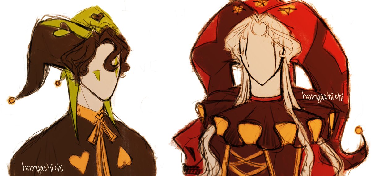 homyachichi's tweet photo. doodles from the last video :3
#greenapple #thefreakcircus #tfc #pierrot #harlequin https://t.co/4Lo9JWWBIe