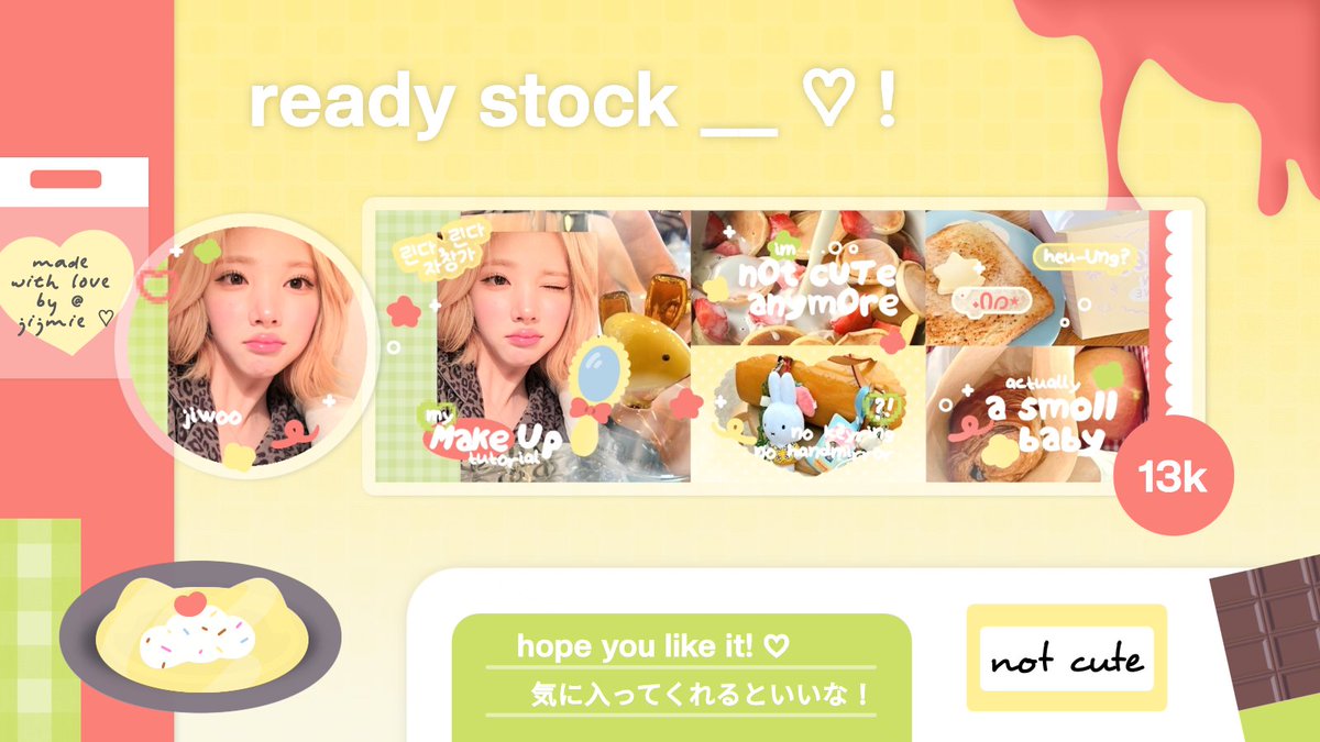 nnemjoon's tweet photo. jiwoo layout ready stock update terbaru :3 🧀 #zonauang #bealanja https://t.co/5aaqCmHua2