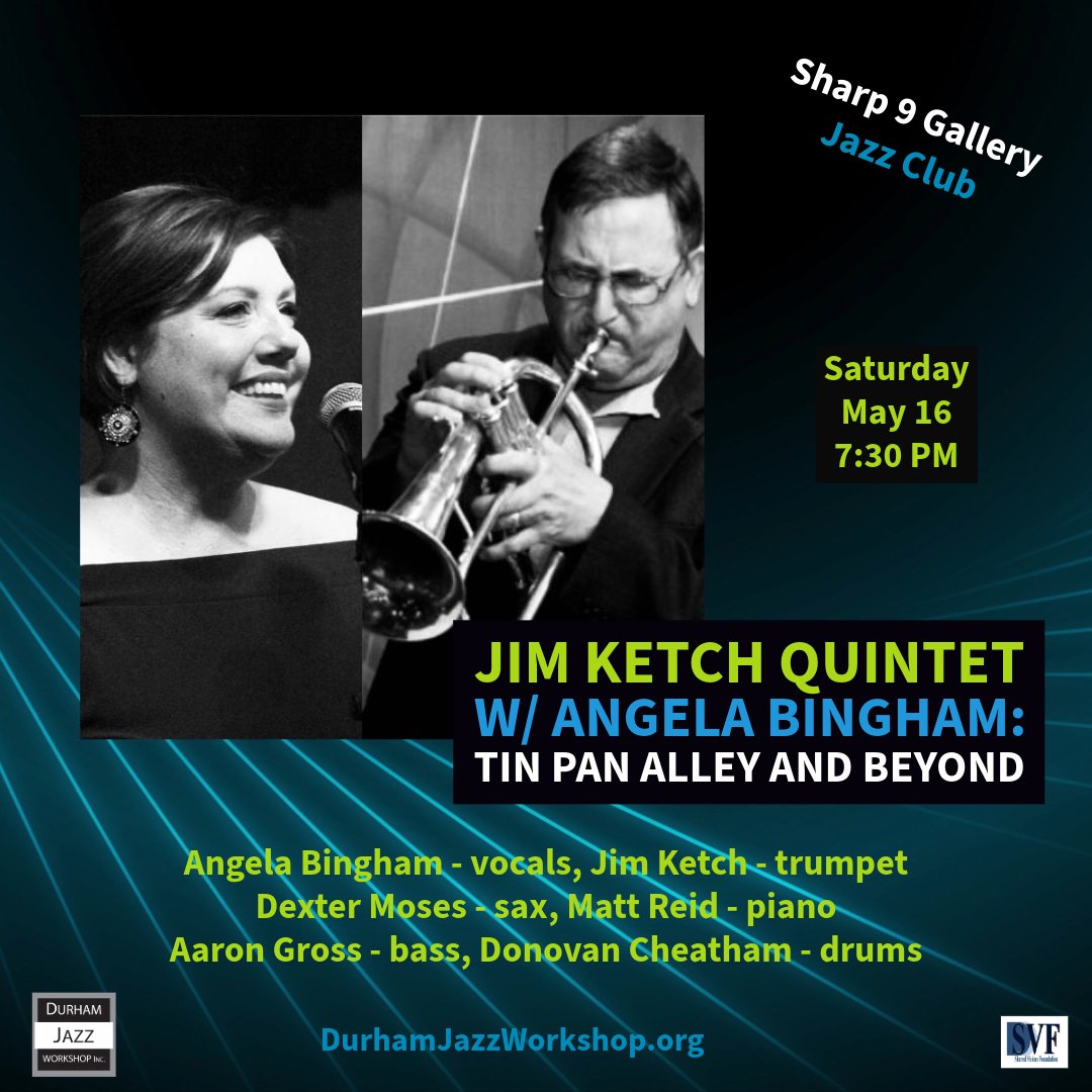 Sharp9Gallery's tweet photo. Tickets: https://t.co/0IzAWV8HE6 #jazzconcert #livejazz #durhamjazzworkshop #durhamnc #durhamevents #jazzcommunity #chapelhillnc #carync #raleighnc #apexnc #trianglenc #jazzclub https://t.co/3NsYSWwDfq