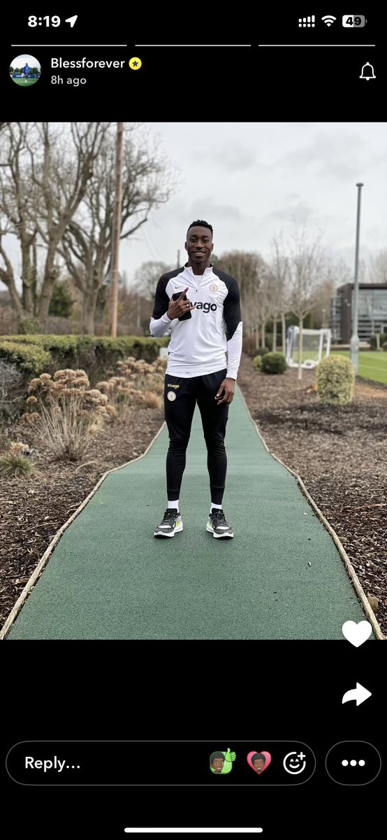 NewsWilbur's tweet photo. Future star in blue 💙
Yan Diomande looking sharp and focused at training. The hard work never stops at Chelsea F.C..

Chelsea fans, keep your eyes on this talent 👀🔥 #CFC #Chelsea #ChelseaFC #Carefree #BlueIsTheColor https://t.co/5FRtIlxhX6
