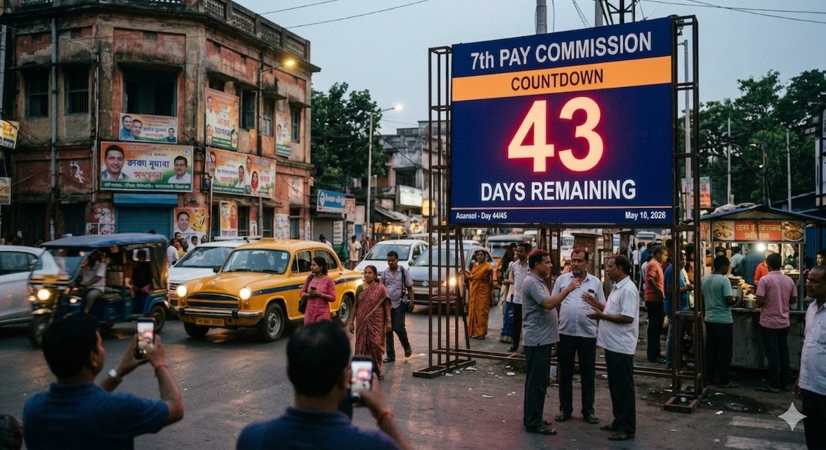 AmitBhanja3's tweet photo. 🚨🚨 **43 DAYS TO GO!** 🚨🚨

The countdown continues for the 7th Pay Commission (WB)! All eyes remain on CM Suvendu Adhikari @SuvenduWB for the announcement we’ve all been waiting for. ⏳📢
#7thPayCommission #SuvenduAdhikari #WestBengal #Day43 #trending #BJPWinningBengal https://t.co/Nsbwvq0CEy