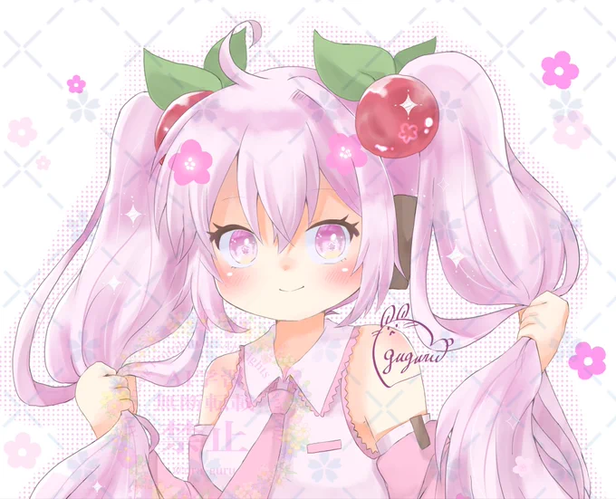 急に描きたくなったので桜ミクちゃん桜の季節は終わったし、ミクの日でもない変なタイミングだけど 雪ミクちゃんを描いた事はあったけど、桜ミクちゃんは初めて描いた(*'꒳`*)