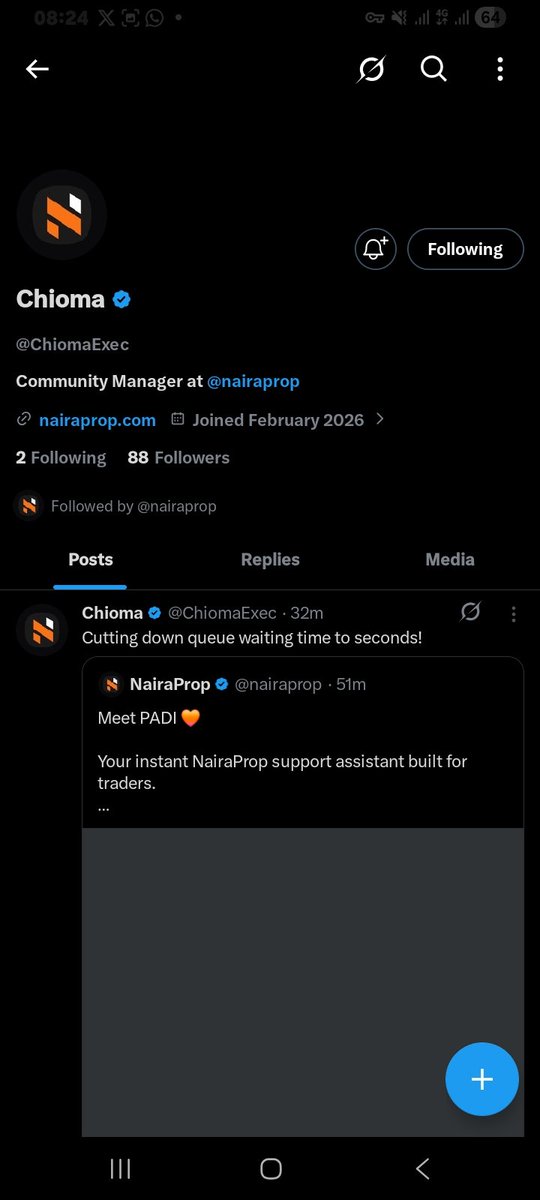 MAKGPF's tweet photo. @nairaprop @ChiomaExec @Mwaveslimited @danish_2255 @AartTheTrader @ictyahoo 

Done @nairaprop https://t.co/ekOnXv1yP2