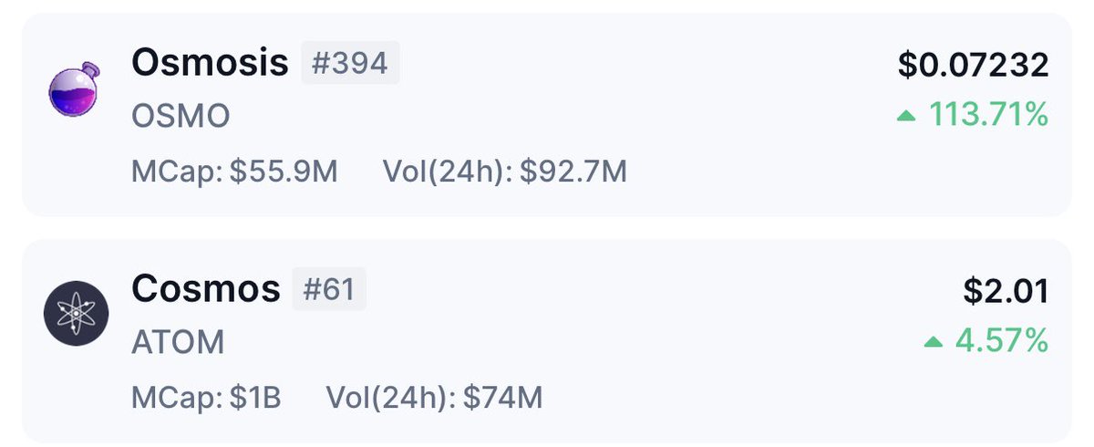 200kgDAO's tweet photo. $ATOM $OSMO 

Atom is so shitty that any shitcoin performs better than this crap. So forget about prices like $10, $20, $30 — those are fairy tales for the poor. If alt season does happen, $5–$6 is the maximum for this garbage. https://t.co/86r5RskTEE