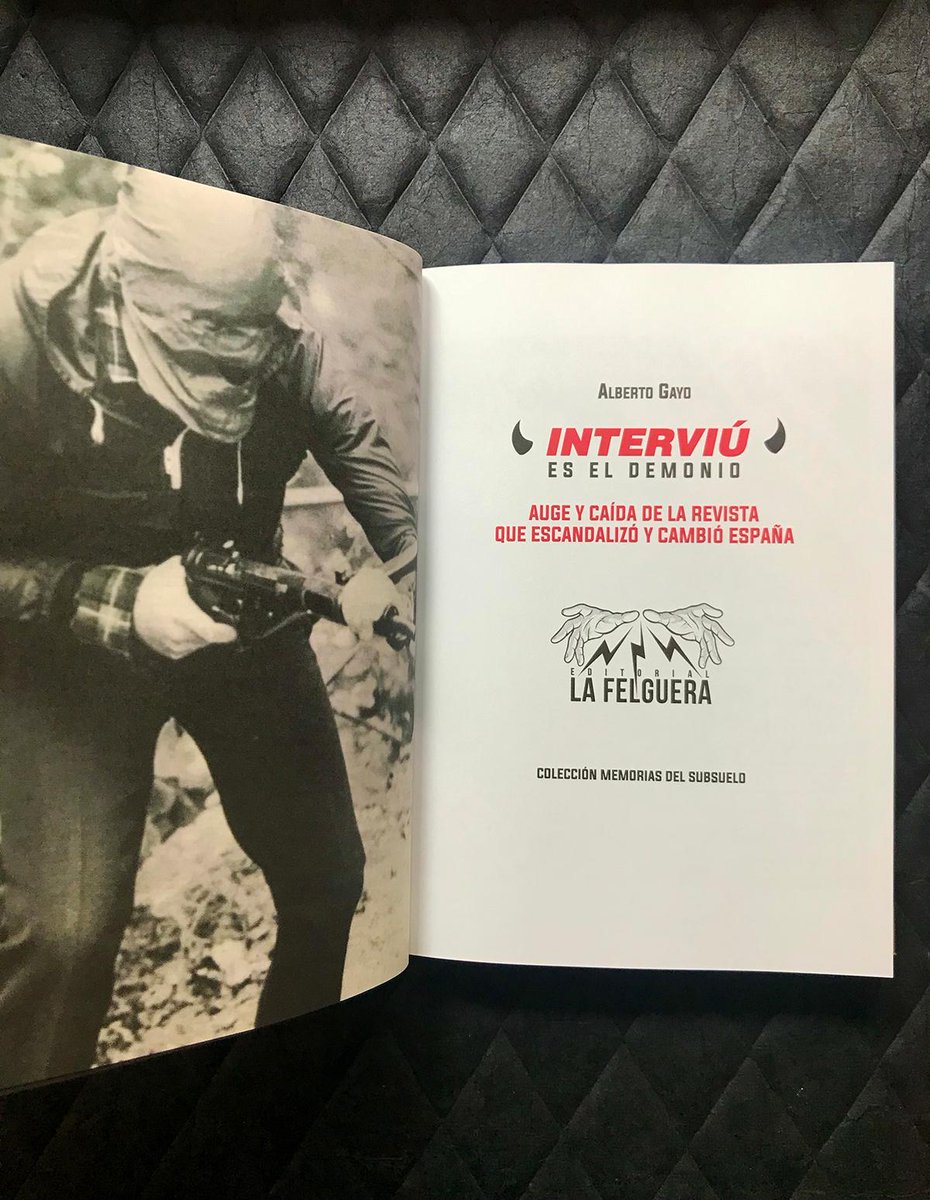La_Felguera's tweet photo. ¡NOVEDAD! 💎 Llega en el 50 aniversario de su fundación, INTERVIÚ ES EL DEMONIO. AUGE Y CAÍDA DE LA REVISTA QUE ESCANDALIZÓ Y CAMBIÓ ESPAÑA, de @Alberto_Gayo y prologado por @VegasValeria! Ya disponible en nuestra web o en unos días en tu librería! 👇 https://t.co/UdMghK0G39 https://t.co/IVF4vDe2Tr