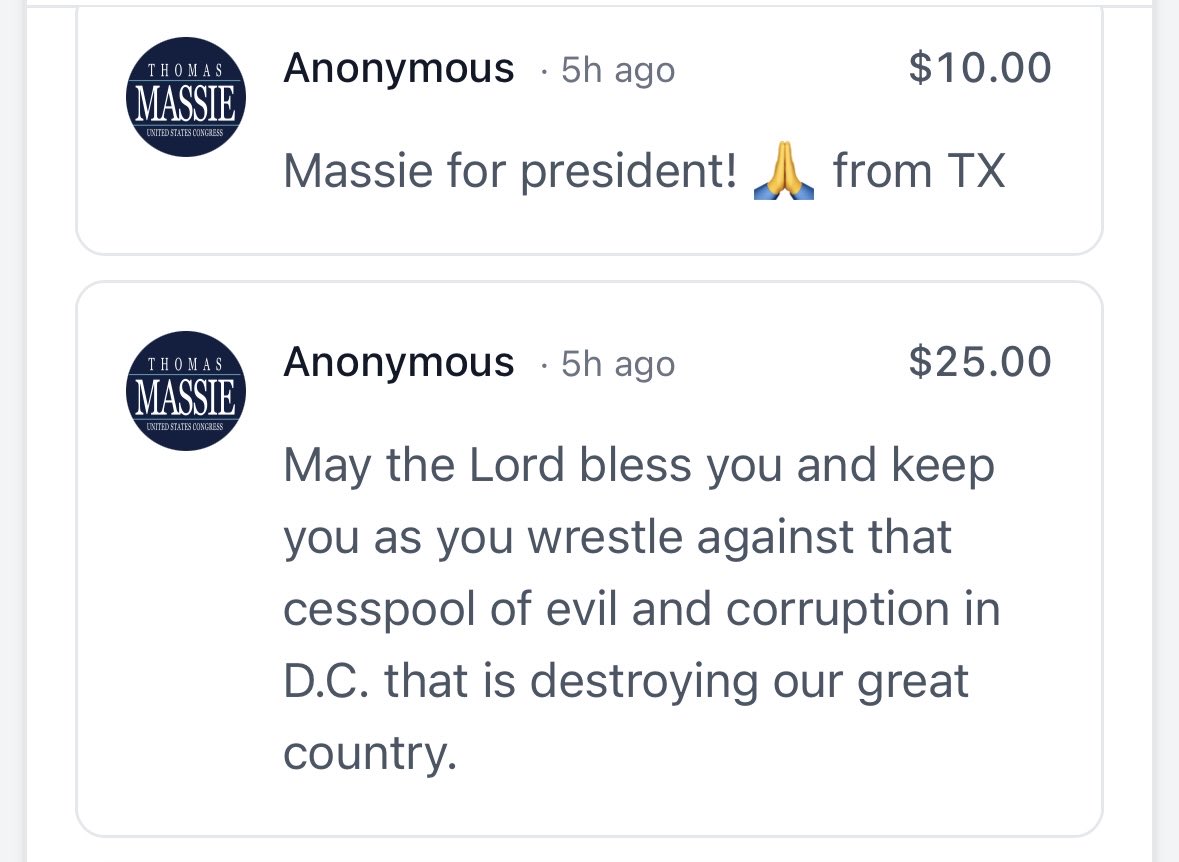 Thomas Massie for Congress tweet media