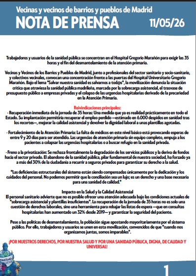 Vecinas y vecinos de barrios y pueblos de Madrid tweet media