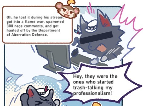 mistelnism's tweet photo. reading these again it's still hilarious to me like you wouldn't expect a galaxy rangers lead hunter to get into online discourses im crying https://t.co/cYS4T0xV9R