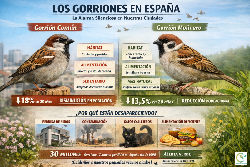 concienciaeco's tweet photo. Por qué están disminuyendo los gorriones en España
https://t.co/dotwLCOB8U
#medioambiente #España #gorriones #aves #España #birdwatching #observacióndeaves #estudiocientífico #investigación #biología #ecología #animales https://t.co/0MLmlJ6hjQ