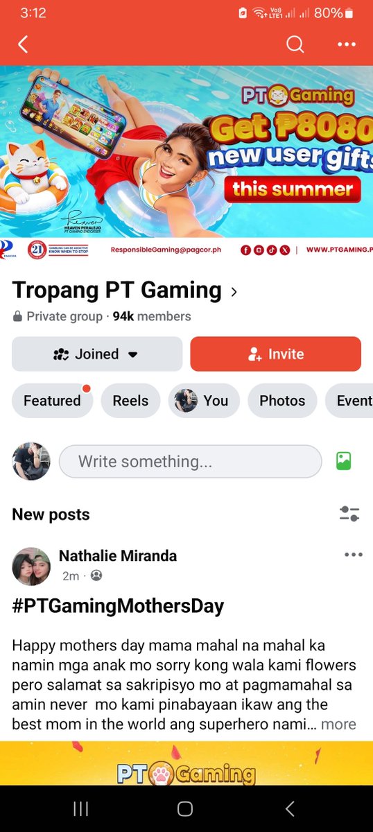 LCruz84406's tweet photo. @PTGamingph Para kay mama mas panalo ang pagsasama ng pamilya at pagmamahalan ❤️ 
HAPPY MOTHERS DAY MA! The best mama in the world

ID : 44600459
#PTGamingMothersDay
@cherrie8080 
@GIO3 
@markpogi https://t.co/U2stBCfeUh