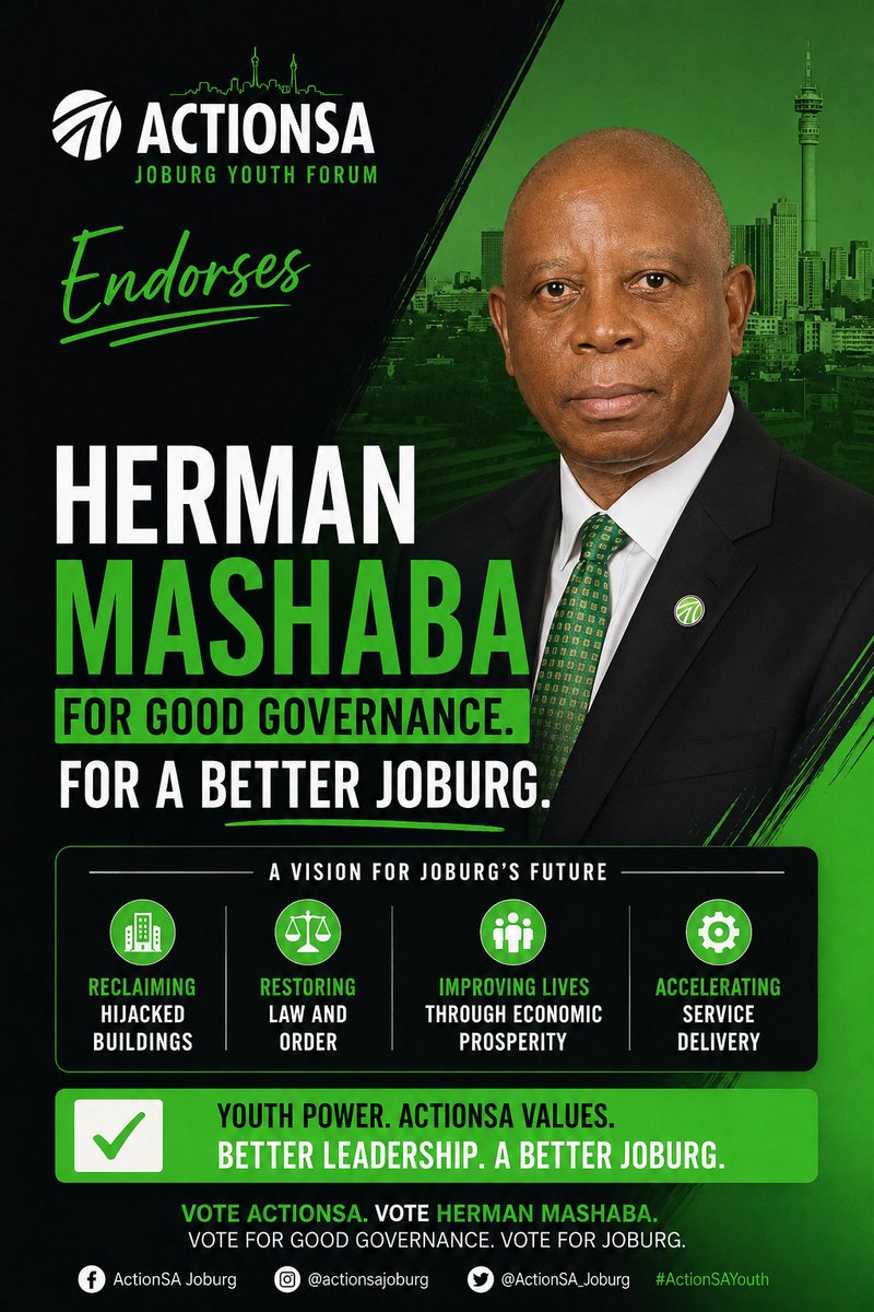 Cheddar_Xpress's tweet photo. "As young people, we not only have a civic and personal duty to vote for change, we have to be actively a part of making it a reality; taking our futures in our capable hands and refusing to be led by people who dont hold you values nor sympathy to your struggles."
- YRC Keketso https://t.co/89OgfjnPL7