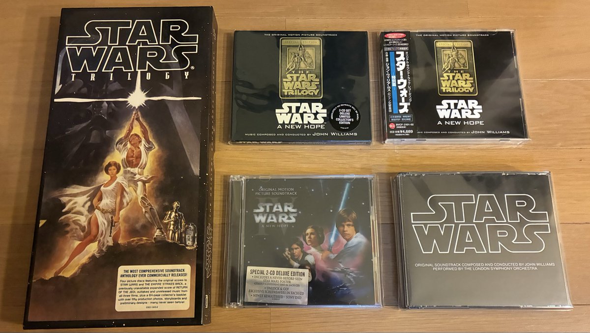 スターウォーズ サントラ備忘録⑤ CDに関しては1993年BOXセットが