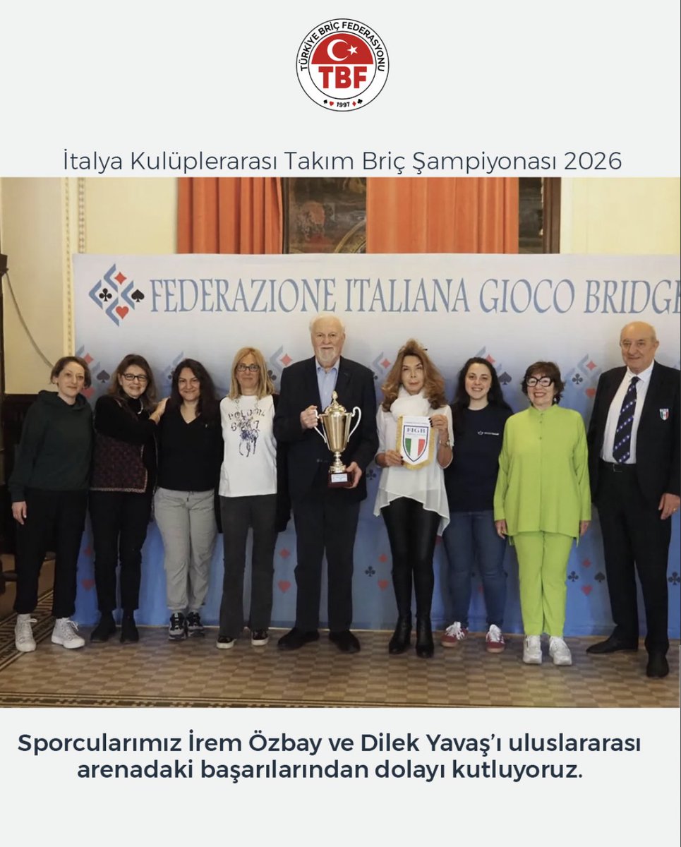 Türkiye Briç Federasyonu tweet media