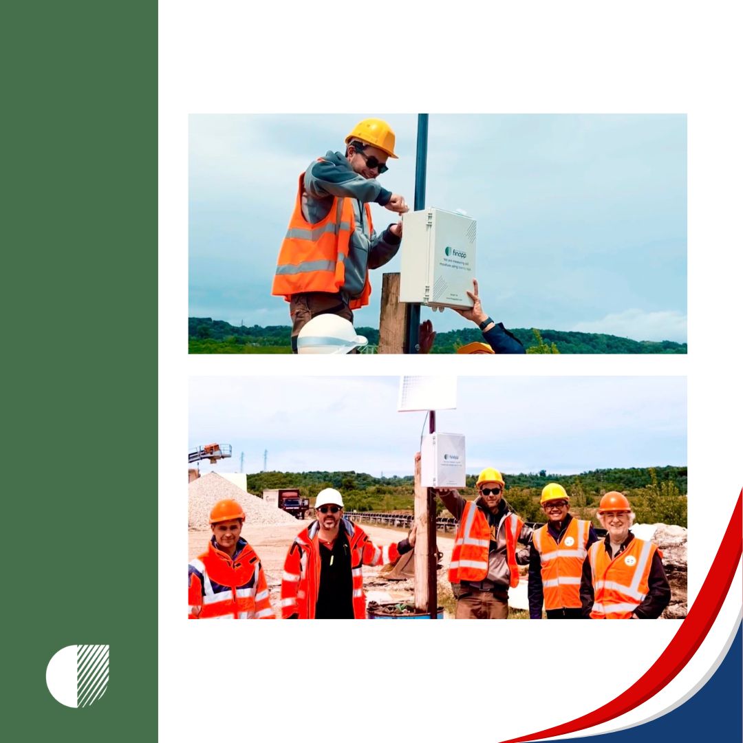 Finapptech's tweet photo. A new step forward for environmental monitoring in France

Finapp has completed its first Cosmic Ray Neutron Sensing installation inside an extraction quarry at ARG Granulats & Recyclage.

Our technology enables continuous, non-invasive, real-time monitoring of soil and material moisture, helping optimize water use and improve sustainability in dust control operations.

Thanks to ARG Granulats & Recyclage, Université Gustave Eiffel, AAEP, and all partners involved.

This marks the beginning of a highly promising market across thousands of quarries in France.

#Finapp #EnvironmentalMonitoring #CRNS #WaterManagement #Sustainability #France #Innovation

------------------------------------

Un nouveau pas en avant pour le monitoring environnemental en France

Finapp a réalisé sa première installation de Cosmic Ray Neutron Sensing dans une carrière chez ARG Granulats & Recyclage.

Notre technologie permet un suivi continu, sans contact et en temps réel de l’humidité des sols, pour optimiser l’usage de l’eau et améliorer la durabilité.

Merci à ARG, Université Gustave Eiffel, AAEP et à tous les partenaires.

Un marché très prometteur s’ouvre avec des milliers de carrières en France.

#Finapp #CRNS #GestionDeLEau #Durabilité #France #Innovation