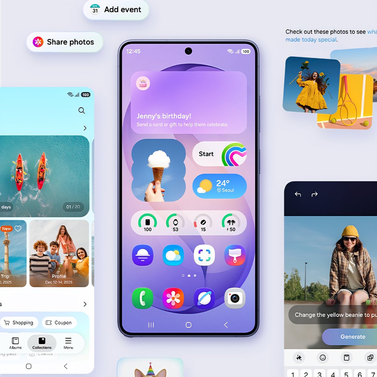 TaylorTTech's tweet photo. Just a gentle reminder- the following devices have started to recieve One UI 8.5 - check your device for the update 
Galaxy Z TriFold
Galaxy S25 series
Galaxy S24 series
Galaxy Z Fold Special Edition
Galaxy Z Fold7
Galaxy Z Fold6
Galaxy Z Flip7
Galaxy Z Flip6 https://t.co/X2YBg9Hf3y