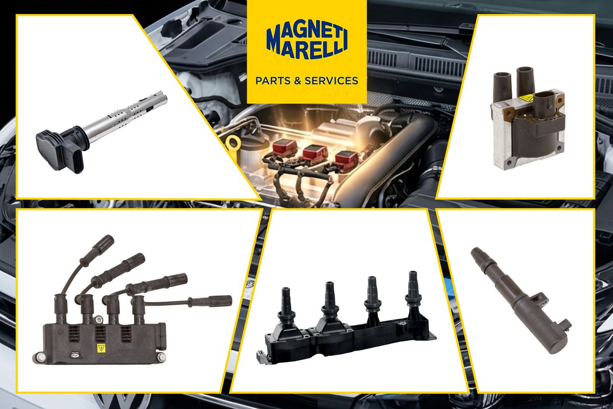 MMarelli_PS's tweet photo. Magneti Marelli Parts &amp; Services further strengthens its electrical and electronic spare parts portfolio with an expanded range of ignition coils, all manufactured to strict OE quality standards. 

Read the full news here 👉https://t.co/YTDtPv7299 https://t.co/pOmHVBnuuv