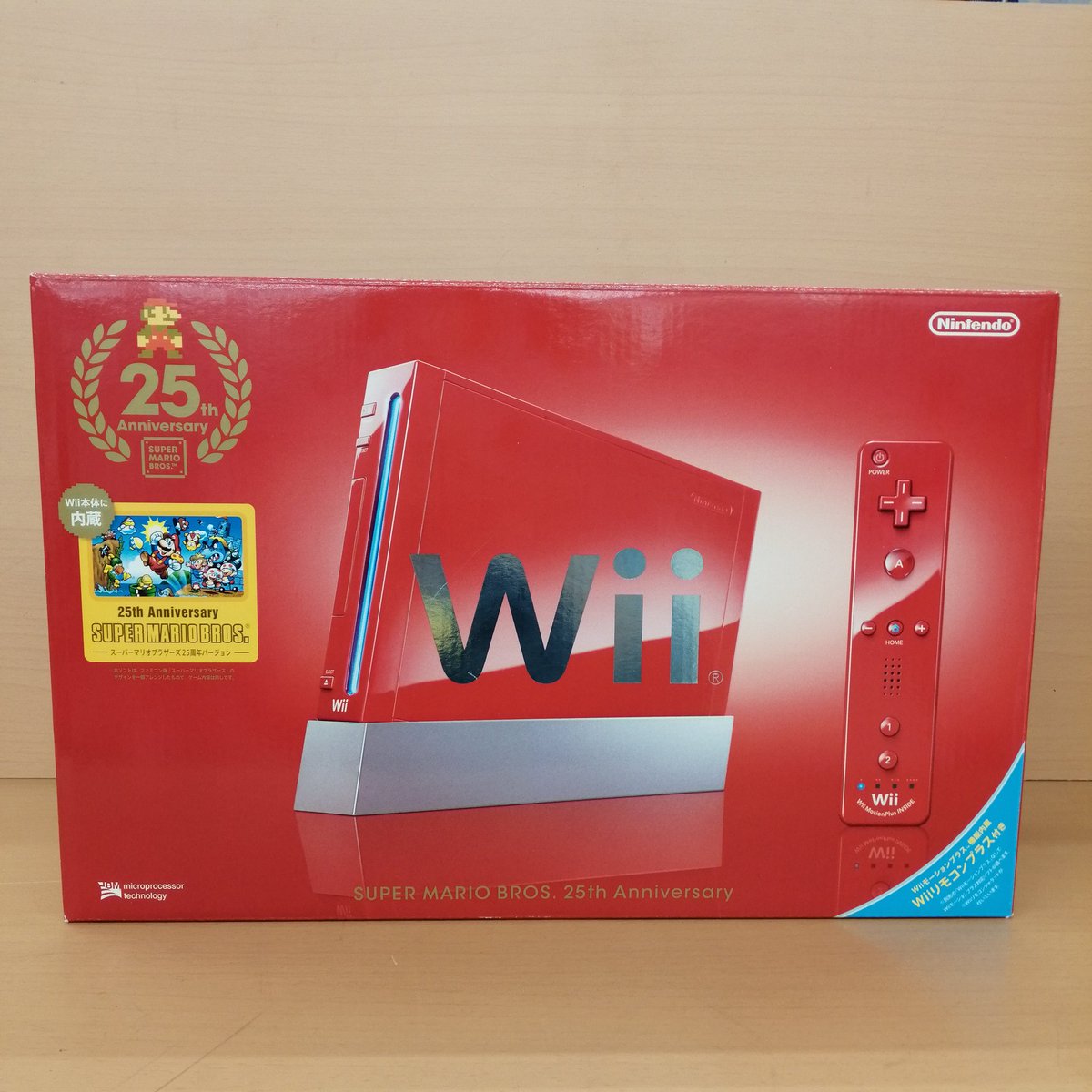 wiiのスーパーマリオ25周年モデルが入荷しました！鮮やかな赤色が 