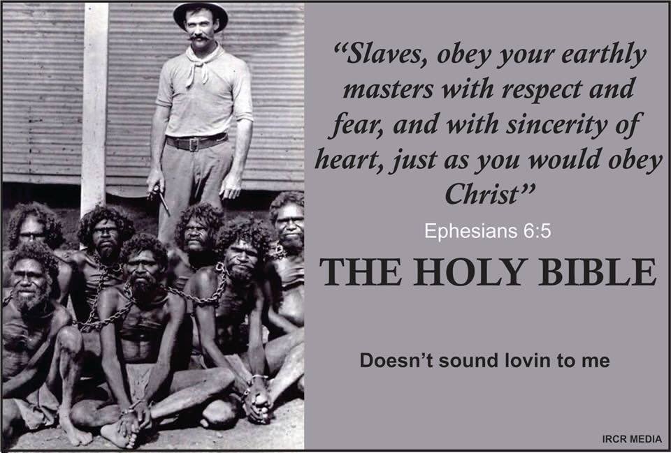TalkToday289479's tweet photo. @Eligius607 @Dexus2002511 @Baku_washedu @David_Is007 stop being retarded lmao
christians literally used the bible verses as an excuse to enslave and traffic millions of africans around the world 
Its literally in the bible lol https://t.co/iG3F95Gn9j