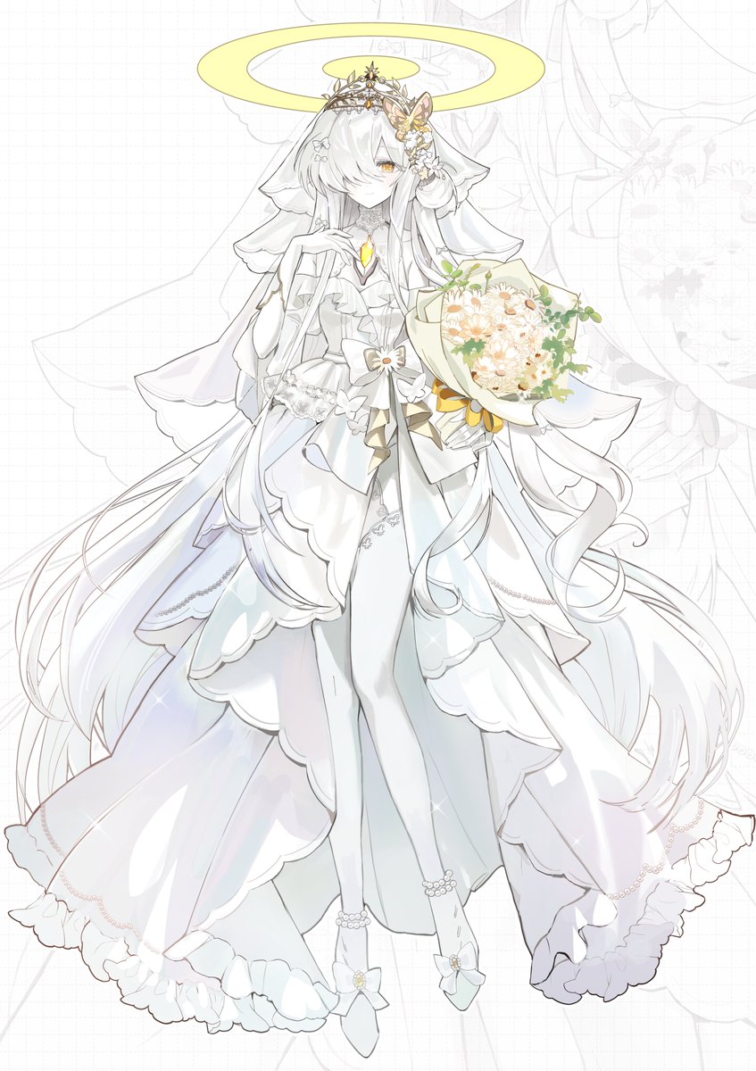 Konattang's tweet photo. 花嫁お姉ちゃん(re)
#ブルアカ #BlueArchive https://t.co/hb9tgzL9iC