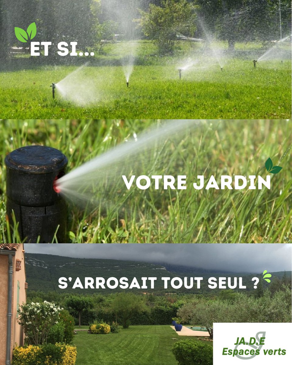 jadeespacesvert's tweet photo. Les beaux jours arrivent… et avec eux la corvée d’arrosage !
Avec un système d’arrosage automatique, profitez d’un jardin toujours vert, sans contrainte au quotidien.
Votre jardin reçoit exactement ce dont il a besoin, au bon moment.
📍 Contactez JADE Espaces Verts ! https://t.co/FzosK8bmRg