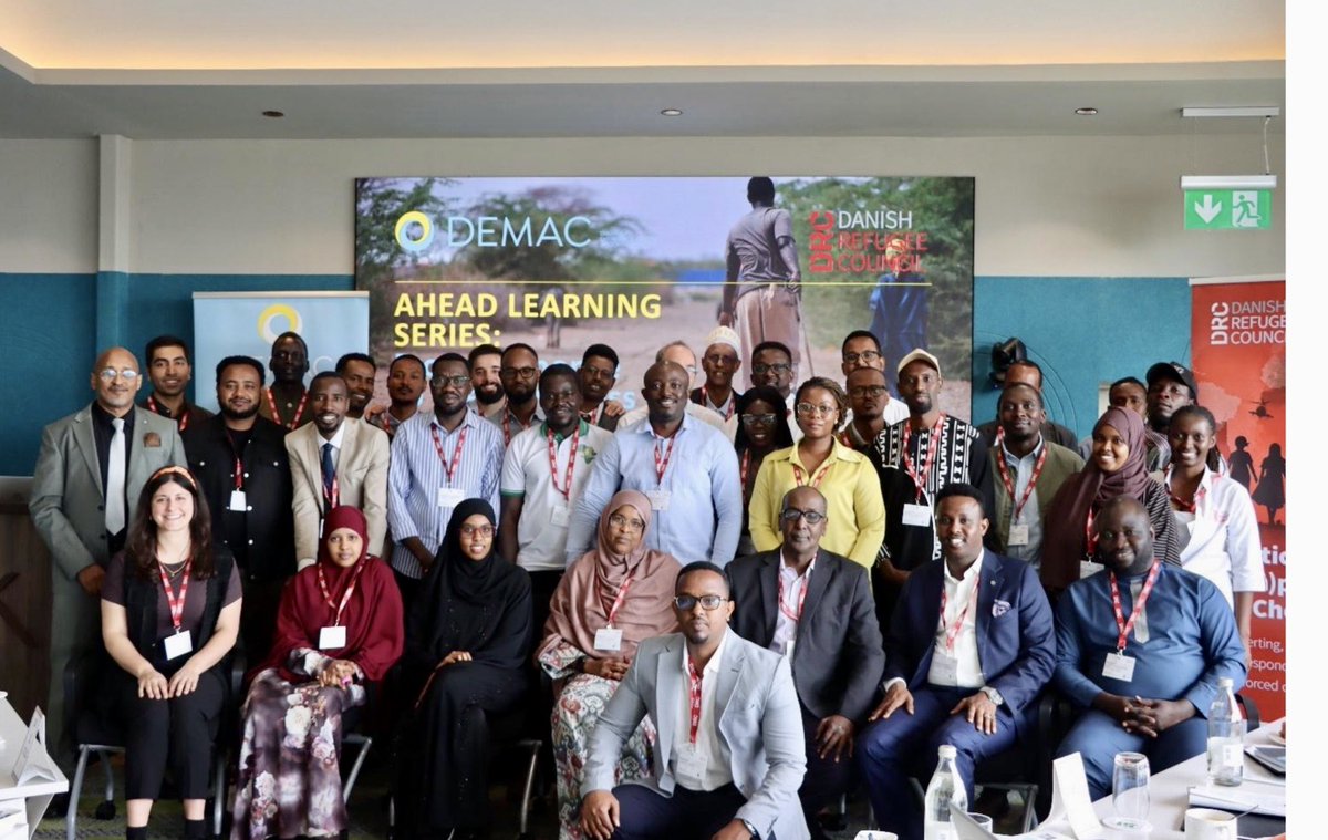 aadsomalia's tweet photo. @aadsomalia Executive joins the official launch of @DRC_ngo’s Anticipatory Humanitarian Action for Displacement (AHEAD) Somalia project &amp; 2nd learning series of AHEAD Workshop in #Nairobi. The workshop was organized by @DemacProject team. https://t.co/4pvst8zvGy
