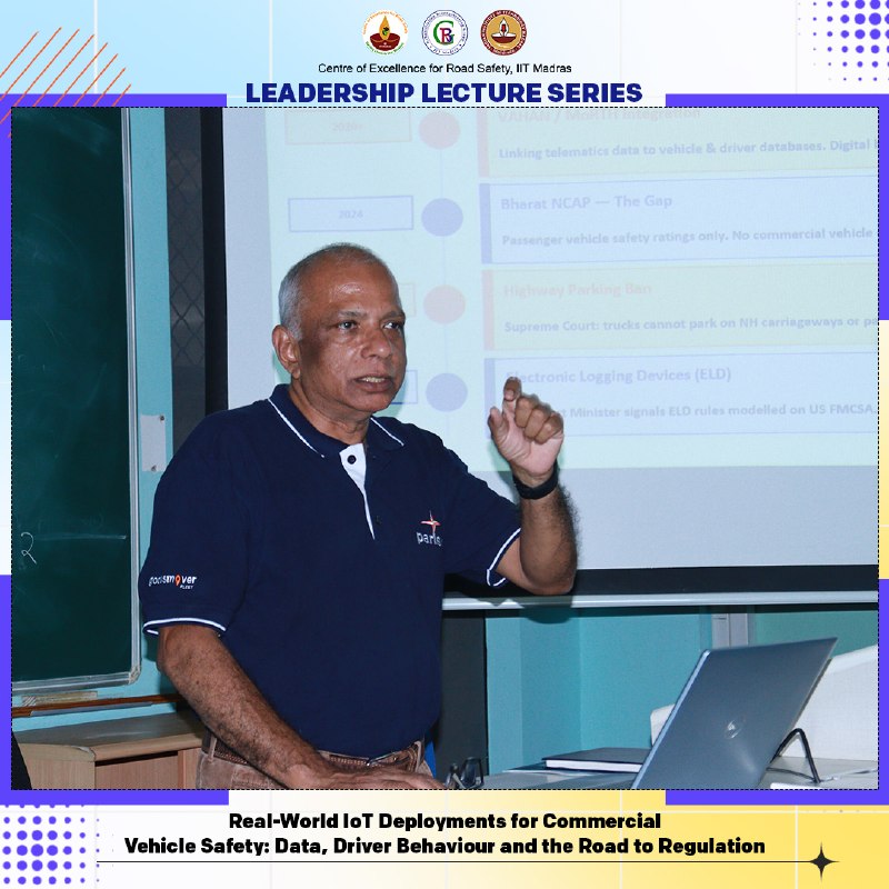 CoERS_IITM's tweet photo. Real-world safety outcomes require more than regulatory mandates.
They demand technology that is deployable, scalable, and grounded in field constraints.

@VBChennai @iitmadras https://t.co/jaOYVYU5PU