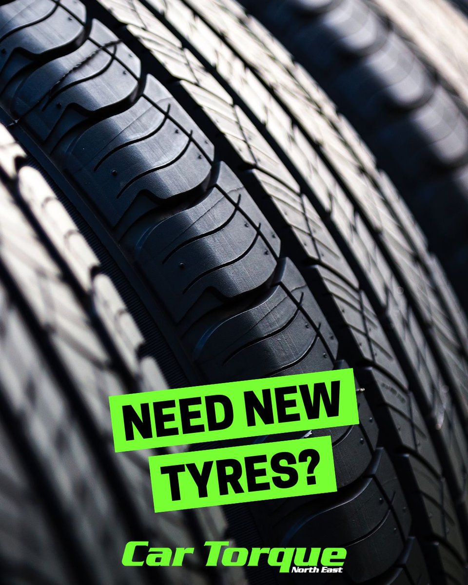 CarTorqueNE's tweet photo. Have you checked your tyres recently? New tyres don’t just improve safety, they also make driving smoother, quieter and more responsive. With better grip and shorter stopping distances, they’re one of the most important investments you can make for your vehicle. https://t.co/Q1TAAQHIbn