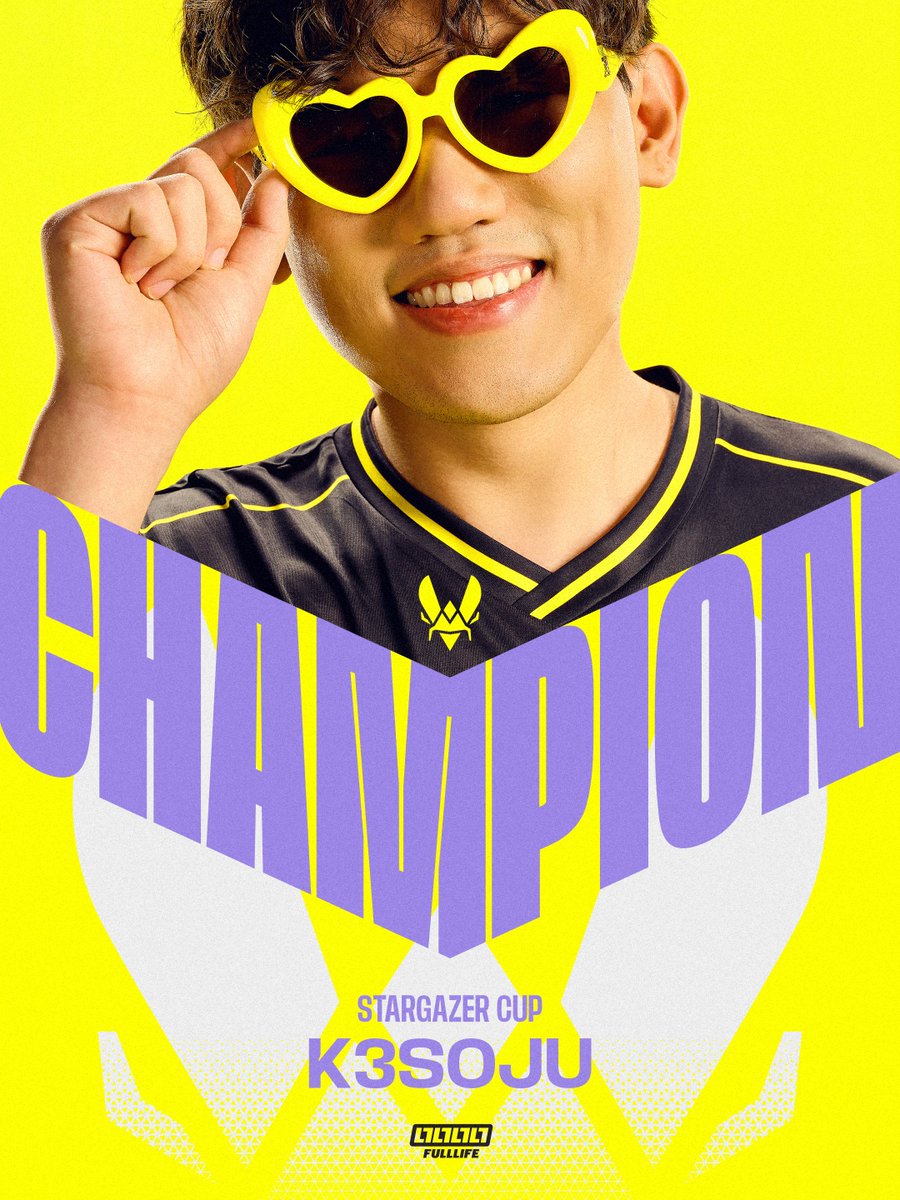 TeamVitalityLOL's tweet photo. He's been the GOAT this whole time 🏆

CHAMPION OF STARGAZER CUP @k3soju https://t.co/hOAslfL51X