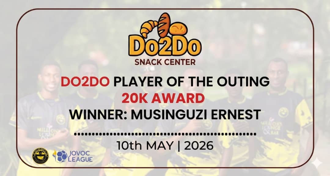 Abomutumba_FC's tweet photo. Omugiiga @DDo2do yaagabura 
Congratulations to Ernest Musinguzi for winning the player of the Outing award for the Banana Camp
#HembaGwake 
#HuriraObunuzi 🍌 https://t.co/vqXAYR0lwd